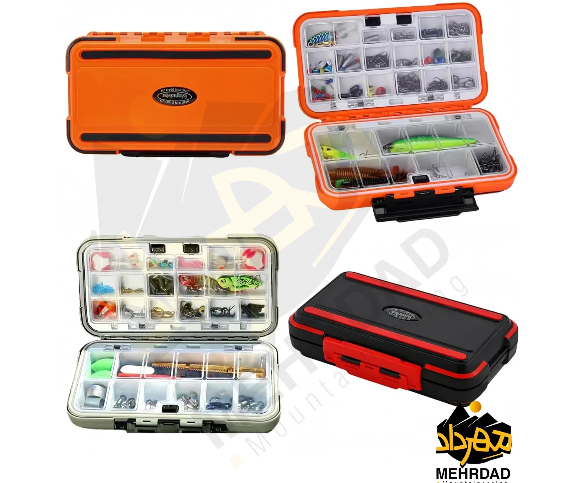 جعبه قلاب ماهیگیری Fishing tackle box | سایز بزرگ