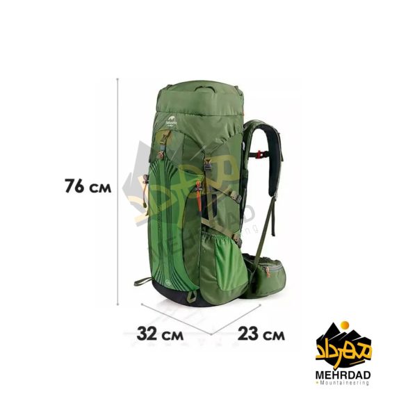 کوله پشتی 55 لیتری نیچرهایک ( NatureHike)